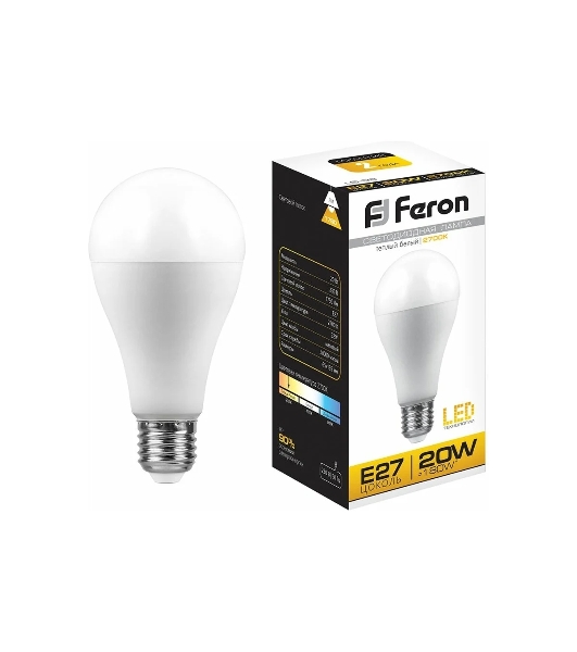 Лампа светодиодная Feron LB-98 20W 230V E27 2700K