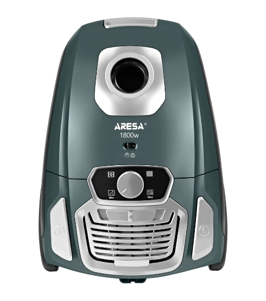 Пылесос Aresa AR-2403 зеленый/черный, 380/1800 Вт, уборка сухая, пылесборник мешок 3,5 л