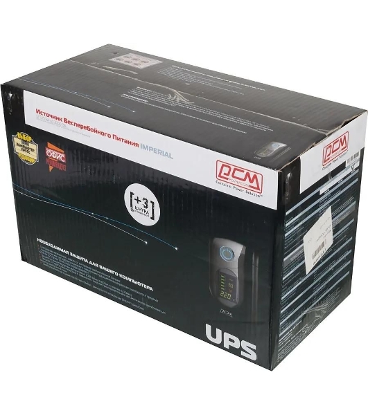 Источник бесперебойного питания Powercom Imperial IMD-825AP 495Вт 825ВА черный