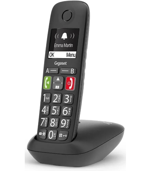 Радиотелефон Dect Gigaset E290 SYS черный АОН