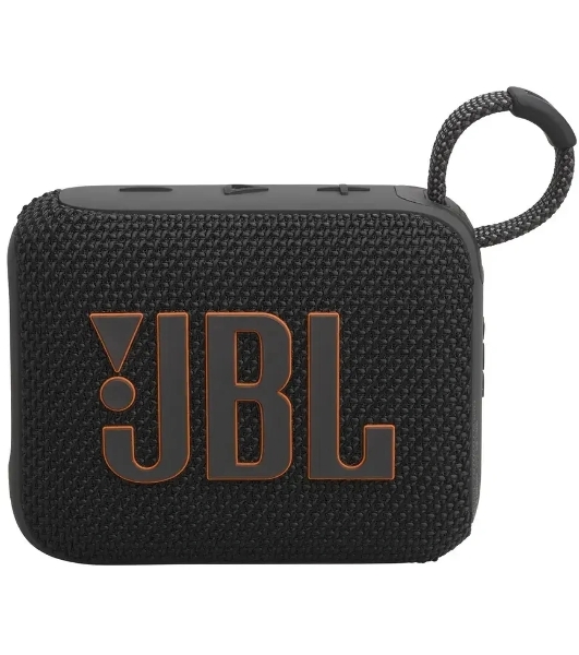 Колонка порт. JBL Go 4 черный/оранжевый 4.2W 1.0 BT