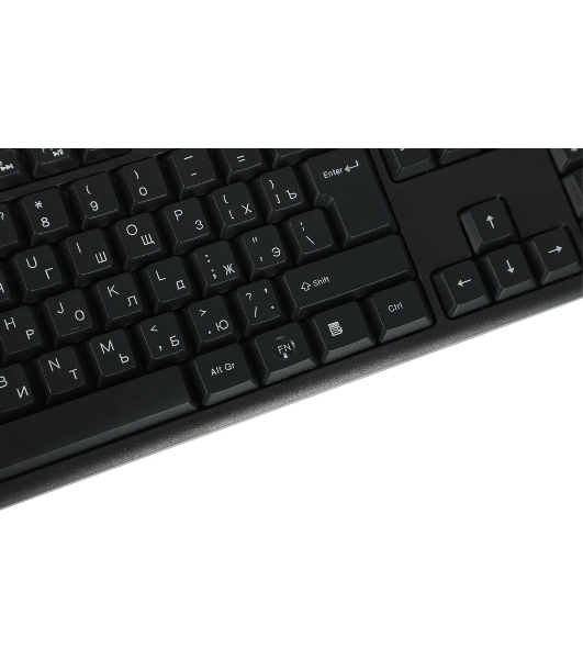 Комплект клавиатура+мышь A4Tech KK-3330 проводной, USB, 1200 DPI, чёрный