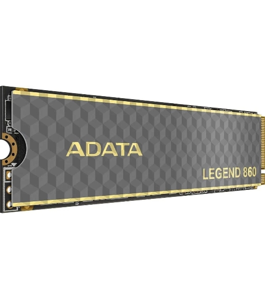Накопитель SSD ADATA LEGEND 860, 2Tb, PCIe 4.0 x4, M.2 2280, NVMe, R/W 6000/5000, с радиатором