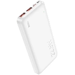 Портативный аккумулятор Hoco J101 Astute 10000mAh QC3.0/PD3.0 22.5W 5A 2xUSB-A/USB-C белый (J101 ASTUTE белый), фото 1