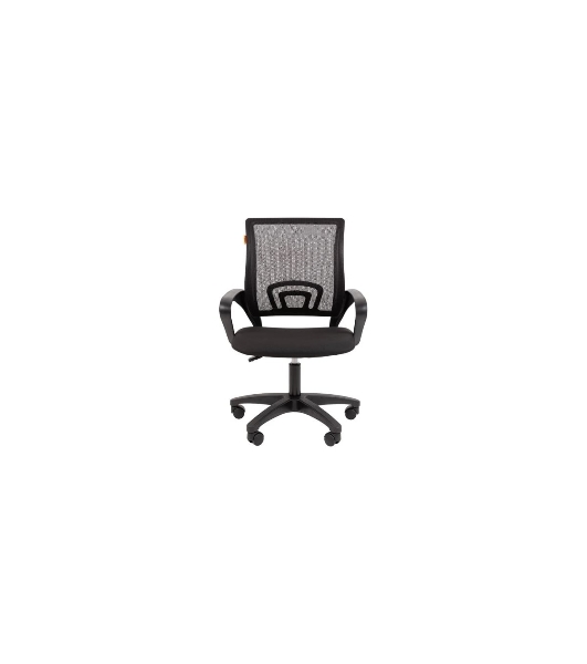 Кресло Chairman 696LT N TW-01 черный, ткань, 120 кг, механизм качания