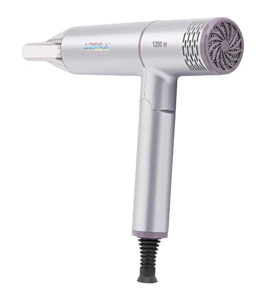 Фен Aresa AR-3230 серебристый, 1250 Вт, компактный
