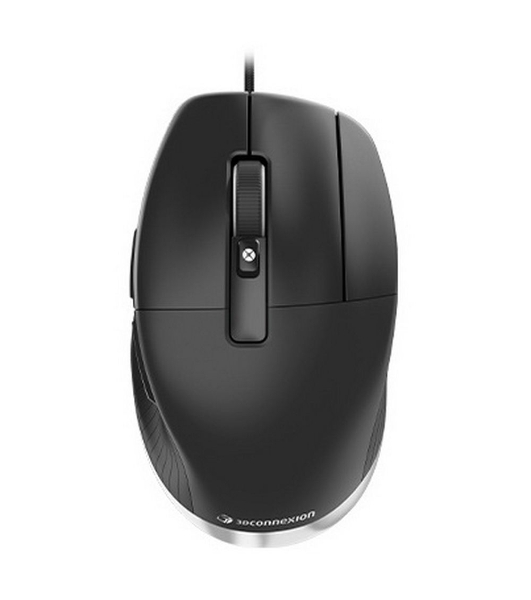 Мышь проводная 3DConnexion CadMouse Pro (3DX-700080) черный, 7200 dpi, USB, кнопки - 7