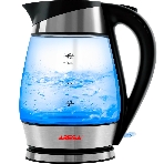 Электрочайник Aresa AR-3441 серебристый, 1.7 л, 2000 Вт, скрытый нагревательный элемент, фото4