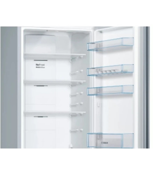 Холодильник Bosch KGN39UL30U серебристый металлик двухкамерный 279/87л морозилка снизу, No Frost