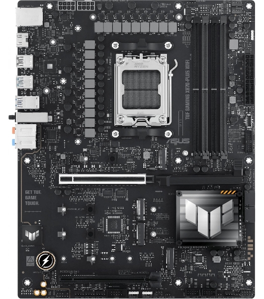 Материнская плата ASUS TUF GAMING X870-PLUS WIFI, AM5, AMD X870, 4xDDR5, 2xSATA, 4xM.2, 1xPCIe 5.0 x16, 1xPCIe 4.0 x4, 1xHDMI, 1xUSB-C 3.2 Gen 2, 1xUSB-C 3.2 Gen 2x2, 2xUSB-C 4.0, 1x 2.5Gb LAN, 1xUSB-A 2.0, 3xUSB-A 3.2 Gen 2, 4xUSB-A 3.2 Gen 1, 5x3.5 мм, Wi-Fi 7, ATX
