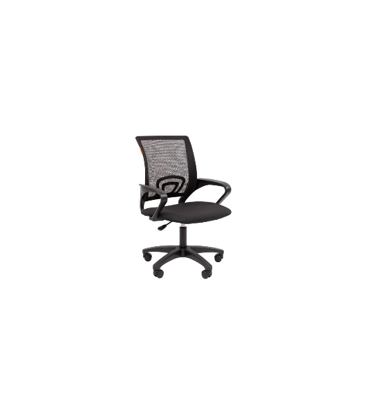 Кресло Chairman 696LT N TW-01 черный, ткань, 120 кг, механизм качания