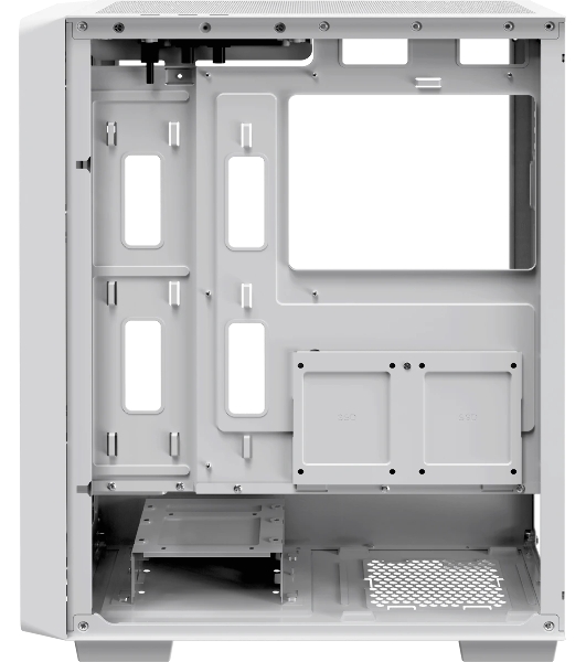 Компьютерный корпус Ocypus Gamma C60 WH ATX/win/white/no PSU/Tempered Glass