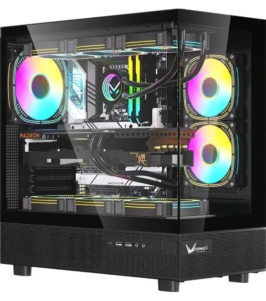 Компьютерный корпус AeroCool/Formula Crystal Z8 черный без БП ATX 9x120мм 7x140мм 1xUSB2.0 1xUSB3.0 1xUSB3.1 audio bott PSU
