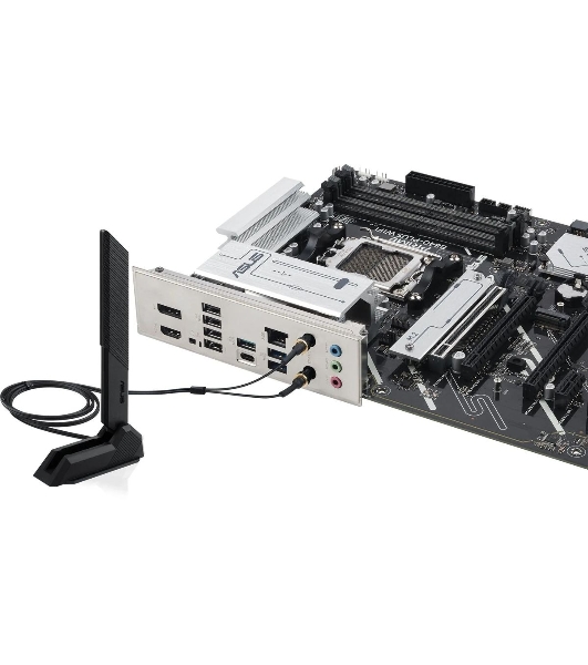 Материнская плата ASUS PRIME B840-PLUS WIFI, AM5, AMD B840, 4xDDR5, 4xSATA, 3xM.2, 1xPCIe 4.0 x16, 1xPCIe 3.0 x16, 2xPCIe 3.0 x16, 1xPCIe 3.0 x1, 1xDP, 1xHDMI, 1x 2.5Gb LAN, 8xUSB-A, 3x3.5 мм, 7.1, ATX