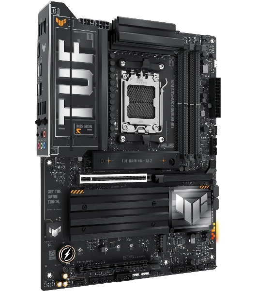 Материнская плата ASUS TUF GAMING X870-PLUS WIFI, AM5, AMD X870, 4xDDR5, 2xSATA, 4xM.2, 1xPCIe 5.0 x16, 1xPCIe 4.0 x4, 1xHDMI, 1xUSB-C 3.2 Gen 2, 1xUSB-C 3.2 Gen 2x2, 2xUSB-C 4.0, 1x 2.5Gb LAN, 1xUSB-A 2.0, 3xUSB-A 3.2 Gen 2, 4xUSB-A 3.2 Gen 1, 5x3.5 мм, Wi-Fi 7, ATX