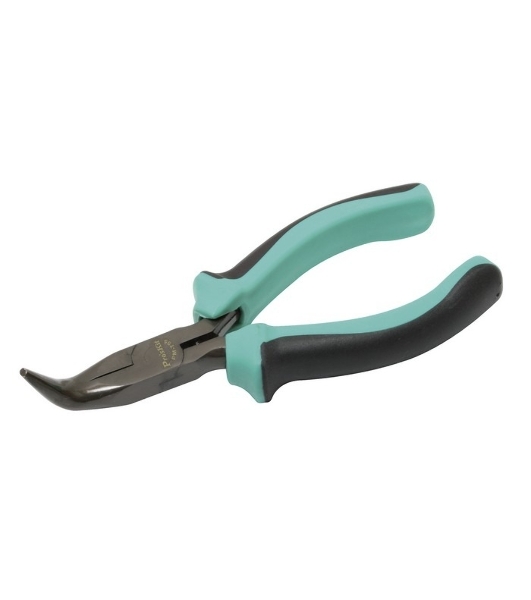 Узкогубцы Pro'sKit PM-755 загнутые 135мм 58677