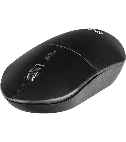 Мышь беспроводная SVEN RX-515SW черный, 1600 dpi, радиоканал, USB, кнопки - 4