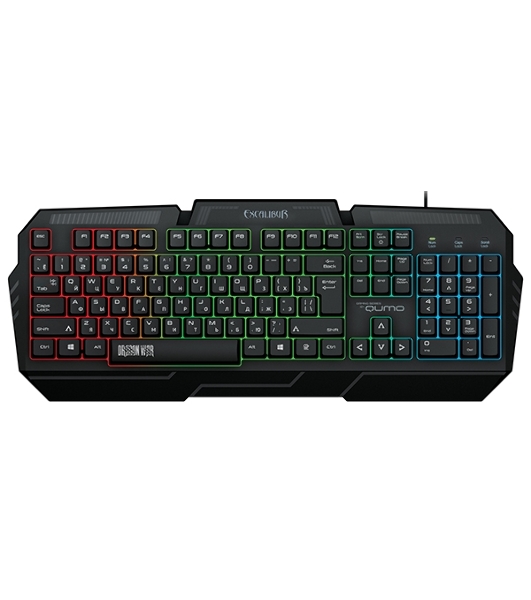 Клавиатура Qumo Excalibur K67 проводная, USB Type-A, чёрный