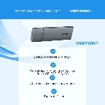 Корпус для SSD Vention USB 3.1 Gen 2-C M.2 NGFF (B-Key/B&M Key) Серый, фото11