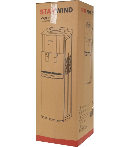 Кулер для воды Starwind SW-1113EB, верхняя загрузка, нагрев 95 °С, охлаждение 10 °С, черный