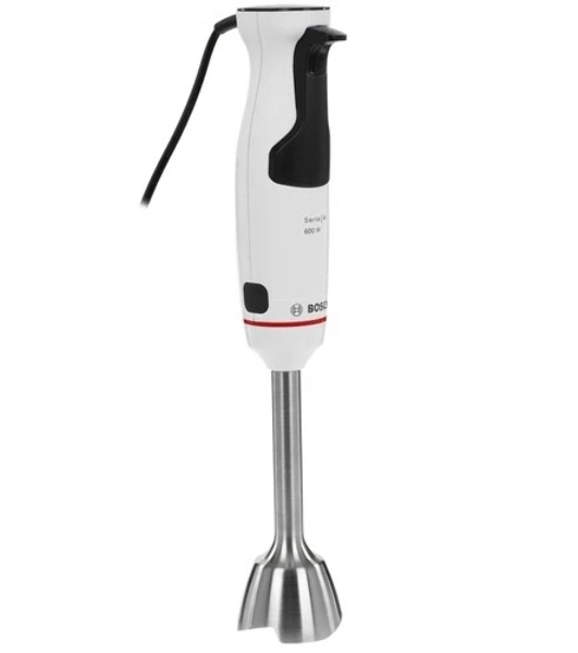 Блендер погружной Bosch MSM4W210 белый, 600 Вт, плавная регулировка