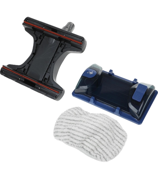 Пылесос вертикальный Tefal X-Force Flex 11.60 Aqua TY9890WO синий/серый, питание от аккумулятора, 130 Вт, уборка сухая/влажная, пылесборник 0.9 л