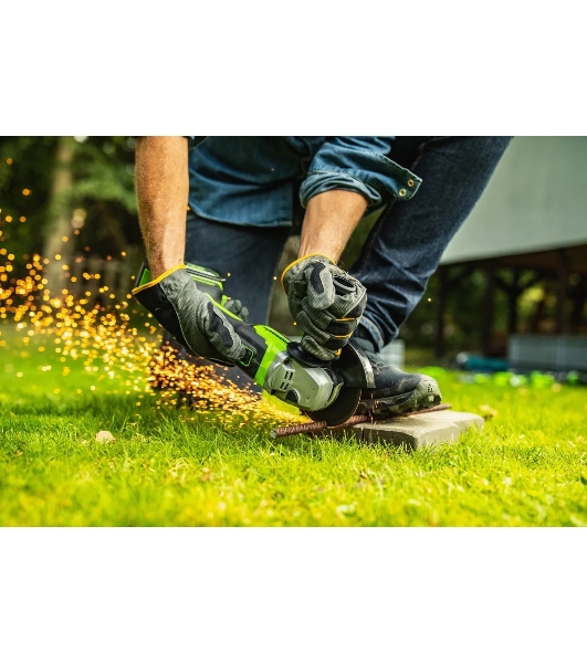 Угловая шлифовальная машина Greenworks 24В, аккумуляторная Greenworks (В комплекте с АКБ 2А·ч. и ЗУ) 3200207UA