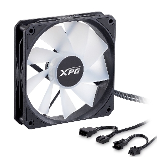 Вентилятор для корпуса ADATA XPG VENTO R 120 ARGb PWM черный, 120 мм, 1600 об/мин, 32 дБ, 4 pin