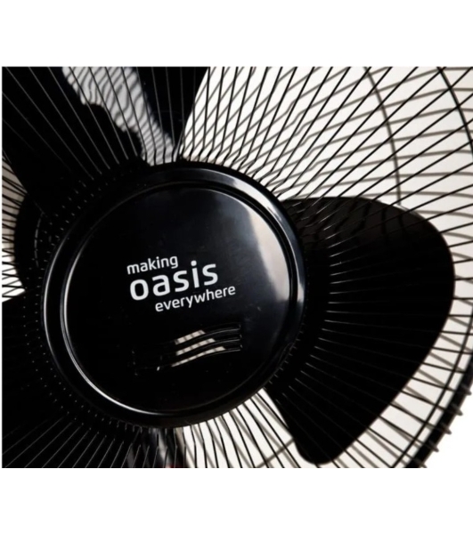 Вентилятор Oasis VF-50PB чёрный, напольный, 50 Вт, 3 скорости, 40 см (2 шт в упак.)