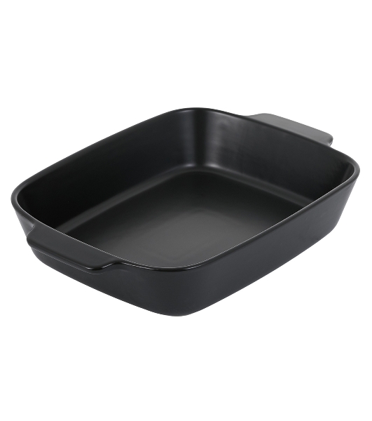Форма для запекания MATTE BLACK квадратная 29,5x25,5x6,9см, жаропрочная керамика