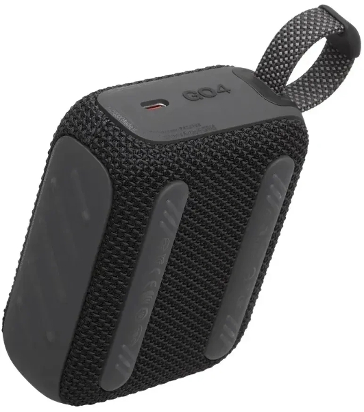 Колонка порт. JBL Go 4 черный/оранжевый 4.2W 1.0 BT