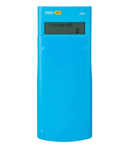 Калькулятор научный Deli E1710A/BLU синий 10+2-разр.