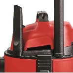 Строительный пылесос Einhell TC-VC 1825 (2342430) красный, 1250 Вт, уборка сухая/влажная, пылесборник мешок/контейнер, 25 л, фото6