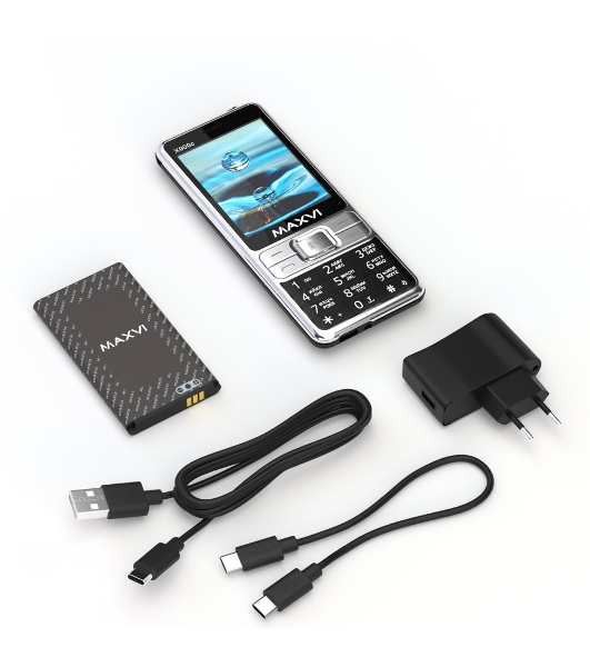 Мобильный телефон Maxvi X900c черный