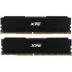 Оперативная память XPG Gaммix D20, DDR4, 32GB (2x16GB), 3200MHz, CL16, UDIMM, с радиатором, черный, фото 1