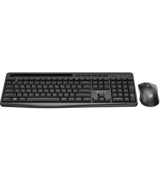 Комплект клавиатура+мышь Oklick S275W беспроводной, USB, 1600 DPI, чёрный