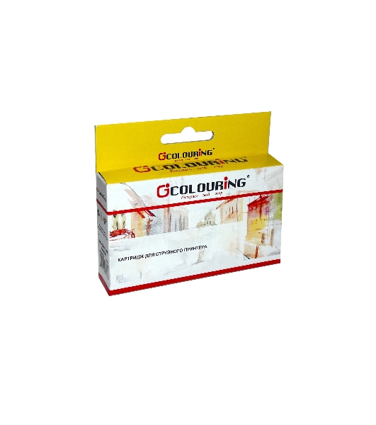 Картридж струйный Colouring CG-48440 Yellow водный для принтеров Epson Stylus Photo R200/R300/RX500