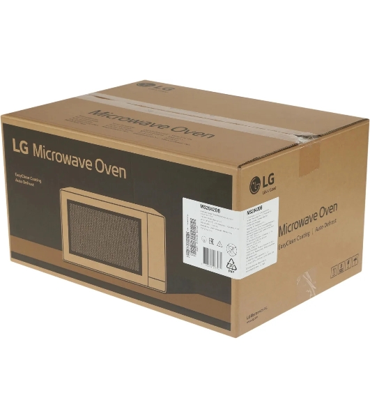 Микроволновая печь LG MS2042DB черный, 20 л, 700 Вт, переключатели - сенсор