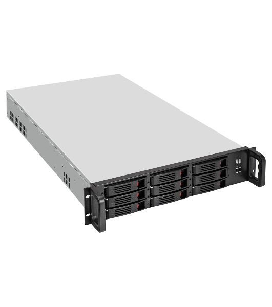 Серверный корпус ExeGate Pro EX285225RUS 2U650-HS09 (RM 19', высота 2U, глубина 650, БП 2U-800ADS, 9xHotSwap, 2*USB)