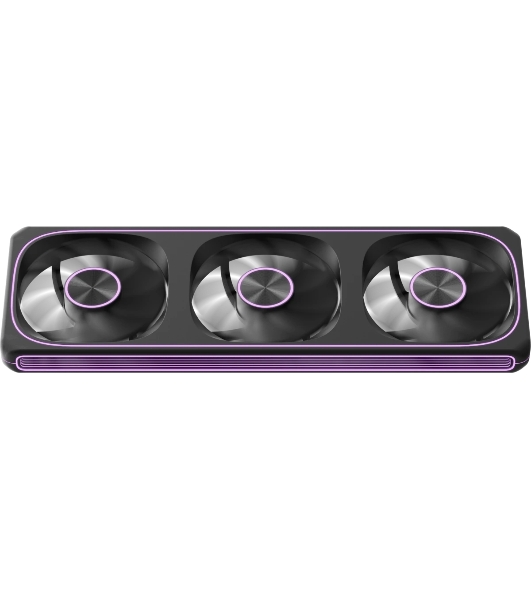 Вентилятор для корпуса Formula Air Fusion 3 BK ARGb 360х120x28 черный 4-pin 34.95дБ Ret