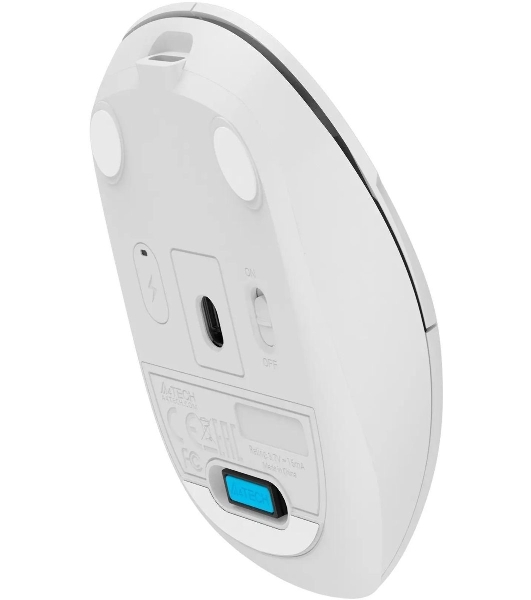 Мышь беспроводная A4Tech Fstyler FG15C Air2 белый, 1200 dpi, радиоканал, USB, кнопки - 3