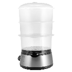 Пароварка Centek CT-1457 серебристый, 9 л, ярусы - 3, 800 Вт, механическое, фото2