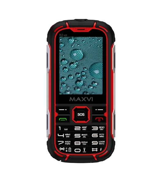 Мобильный телефон Maxvi R2 up красный