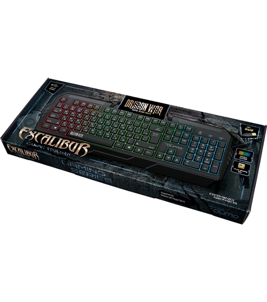 Клавиатура Qumo Excalibur K67 проводная, USB Type-A, чёрный