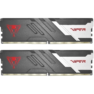 Оперативная память Patriot Memory Viper Venom, DDR5, 48Gb (2x24GB), 6000 MHz, CL30, DIMM, с радиатором, черный