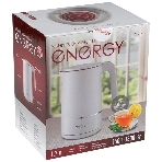 Электрочайник Energy E-216 белый, 1.7 л, 1800 Вт, скрытый нагревательный элемент, фото3
