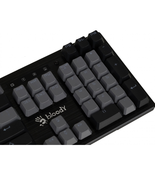 Клавиатура проводная A4Tech Bloody B828N USB черный/серый