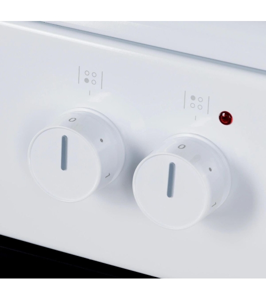 Плита электрическая Hansa FCEW53000 белый, конфорок 4 шт, духовка 68 л, 50 см x 85 см x 60 см