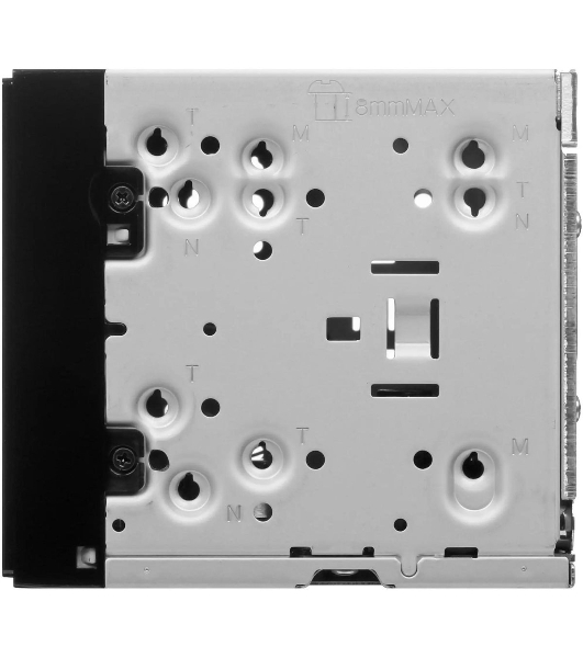 Автомагнитола Pioneer DMH-A245BT, 2 DIN, 6.2', Bluetooth, USB Type-A, AUX, пульт ДУ