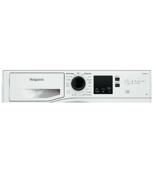 Стиральная машина Hotpoint NSS 6015 KV RU белый, загр. фронтальная макс.: 6 кг 1000 об/мин класс: А